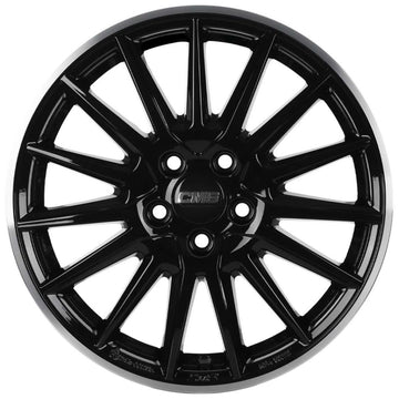 CMS-1264-01 6.0x15"-4x100 ET40 60.1 Diamond Rim Black Gloss Jant (4 Adet)